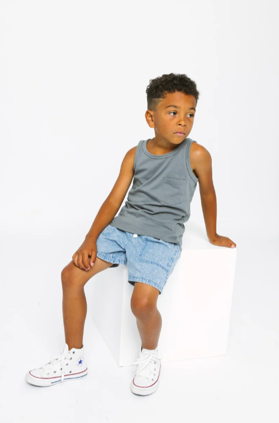 Little Bipsy - Boy's Chambray Short|104002