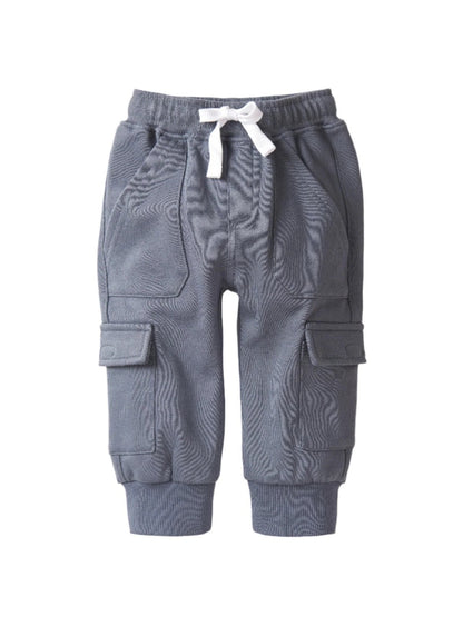 Little Bipsy - Stitch Pocket Cargo Jogger - Smoke|113643