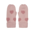 Minymo - Soft Teddy Hearts Mittens|163663