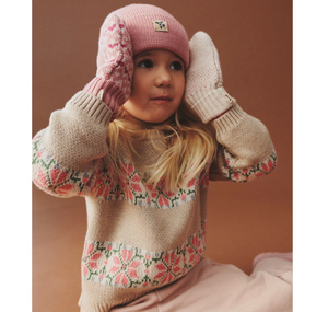 Wheat - Jaquard Pullover Alberte Warm Sand|164398