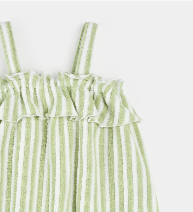 Petit Lem - Pinstripe Set Green|197866