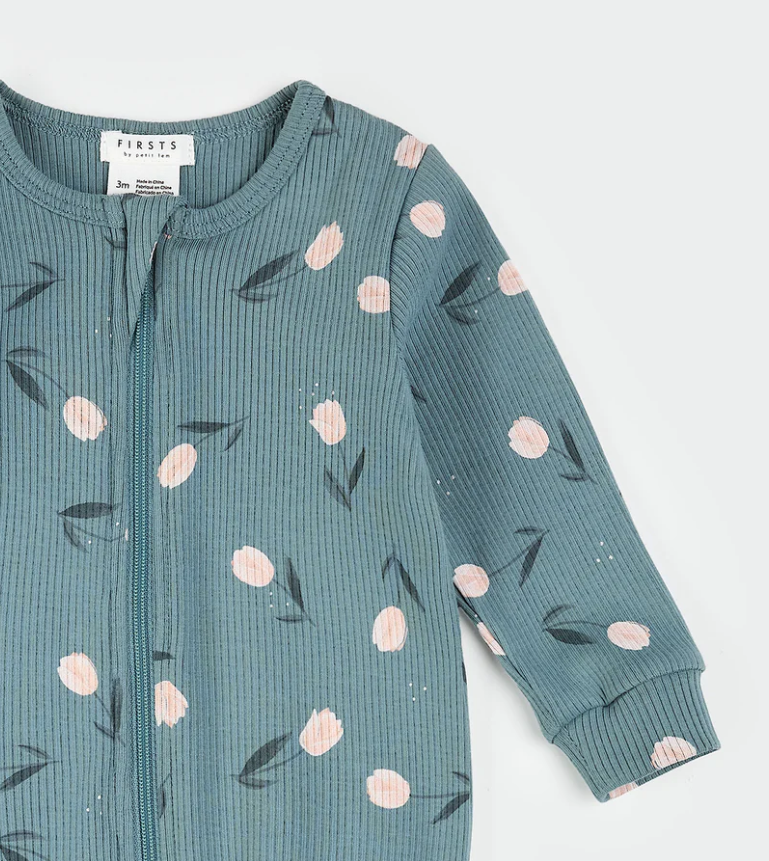 Petit Lem - Convertible Sleeper - Cream Tulips|187067