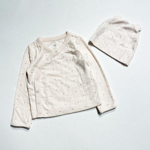 Gap Top & Hat 6-9M|222777