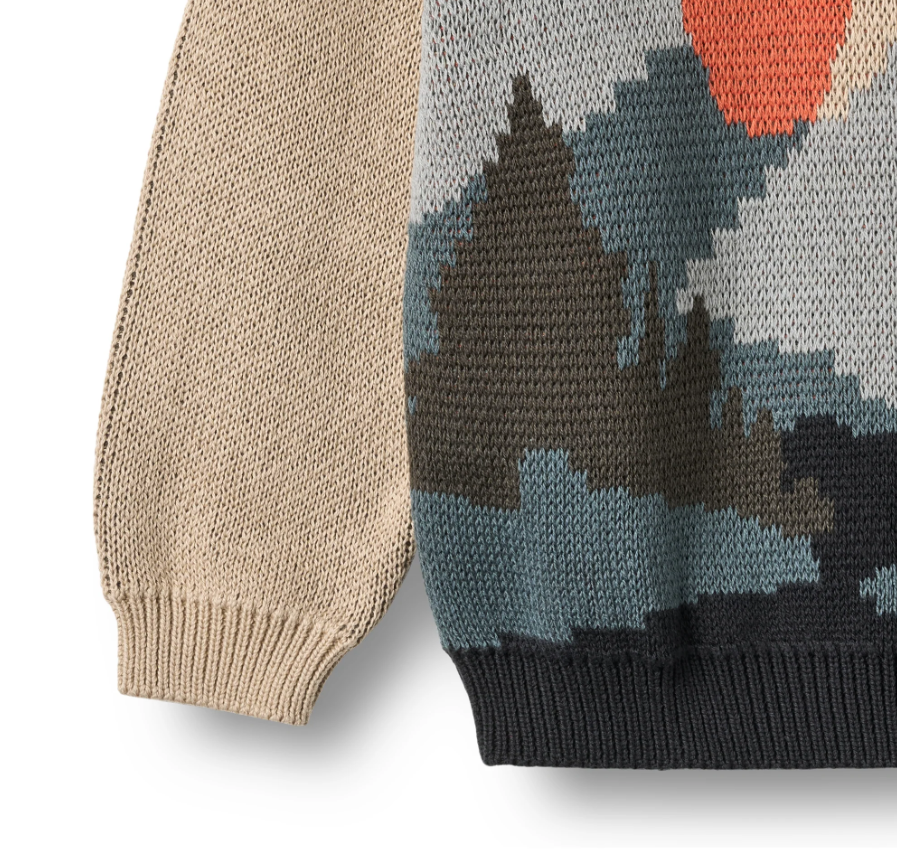 Wheat - Jaquard Pullover William Warm Sand|164348