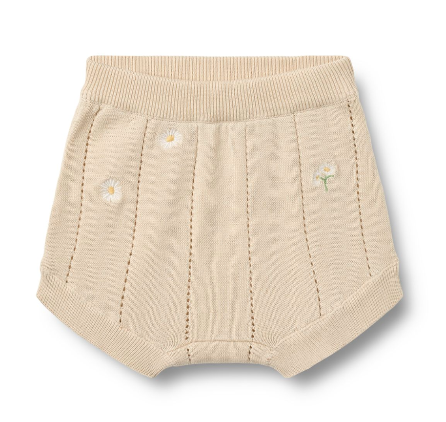 Wheat - Knitted Shorts Dua Sandshell|197166