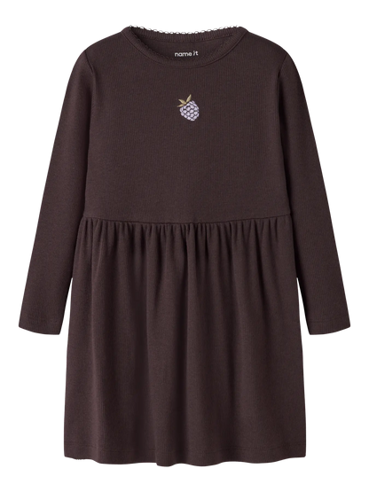 Name It - Chocolate Plum Long Dress