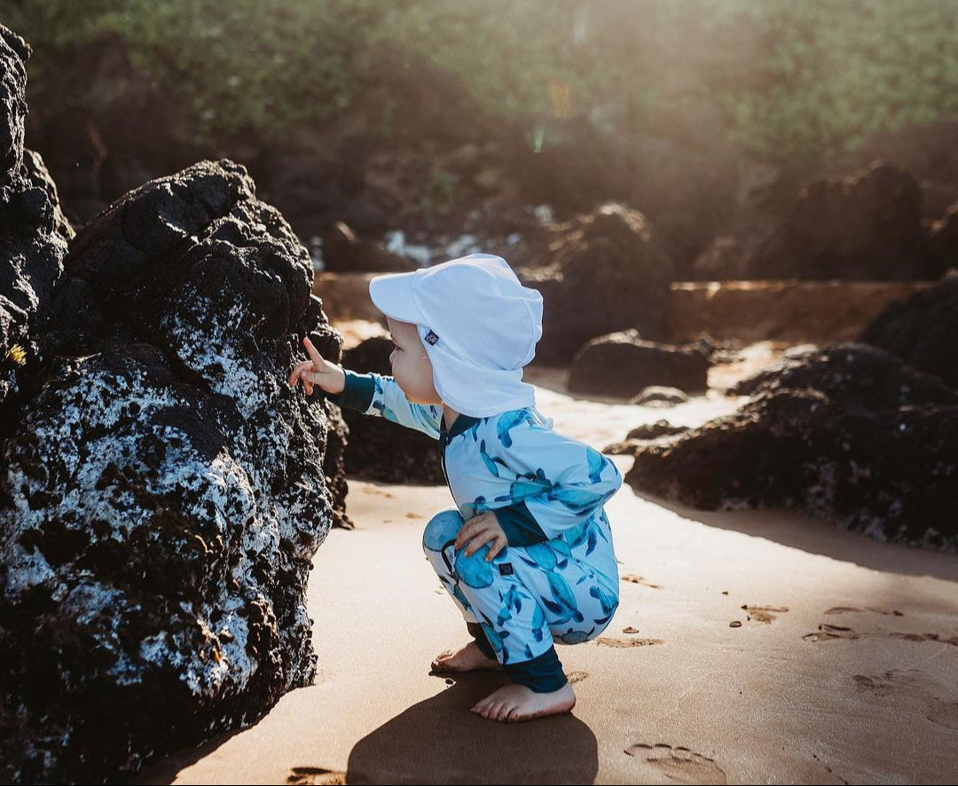 【ぽんぽこ】Starling Sunhat Hazy lilac 2-4y Honeysuckle