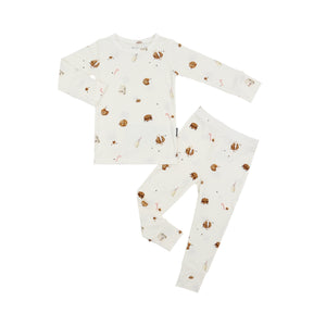 Pre Sale: Belan.J - Ribbed L/S PJ Set - Milk & Cookies