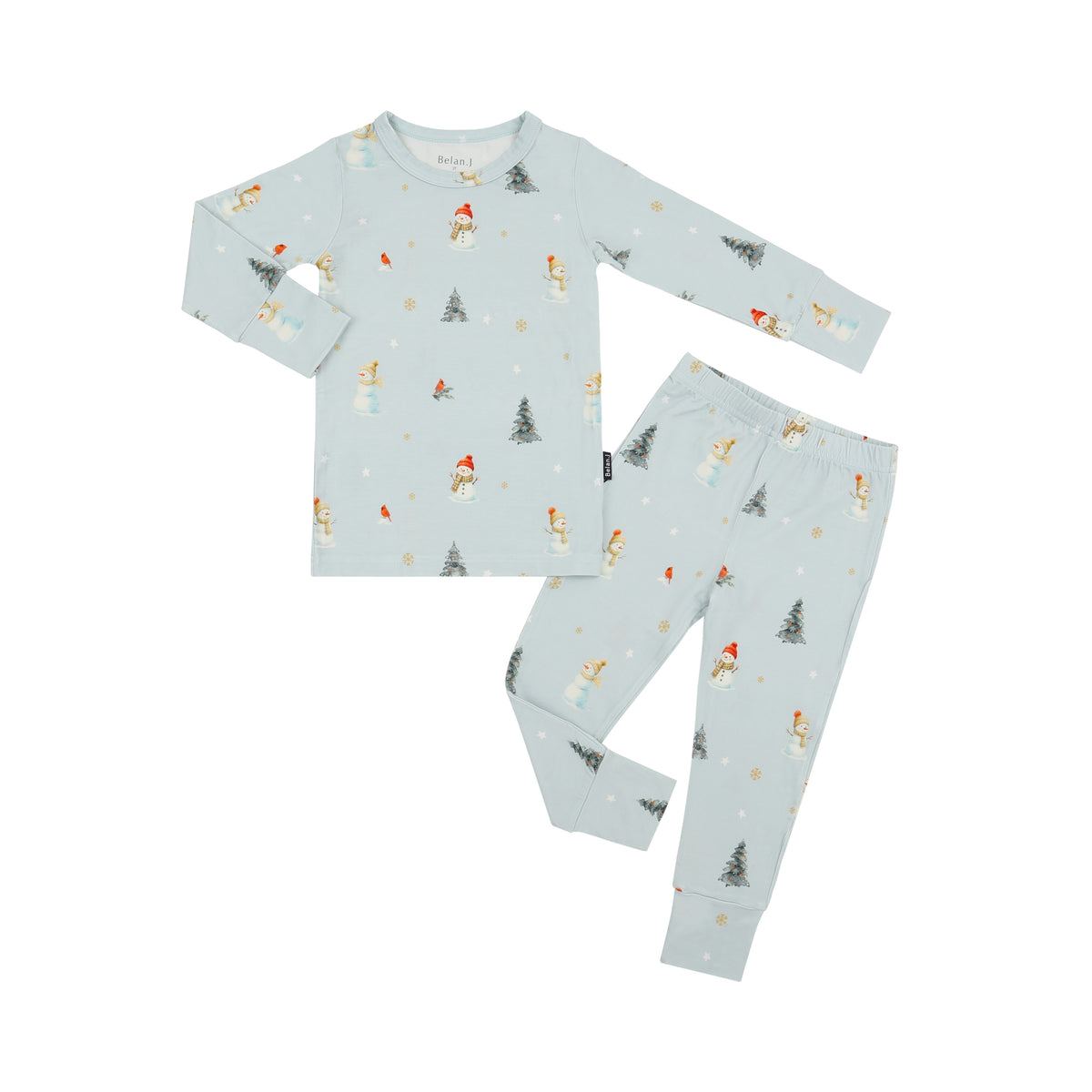 Belan.J - L/S PJ Set - Snowmen