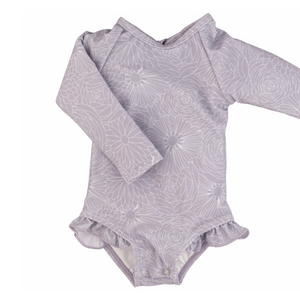 Current Tyed - The "Lily" Ruffle Rashgaurd