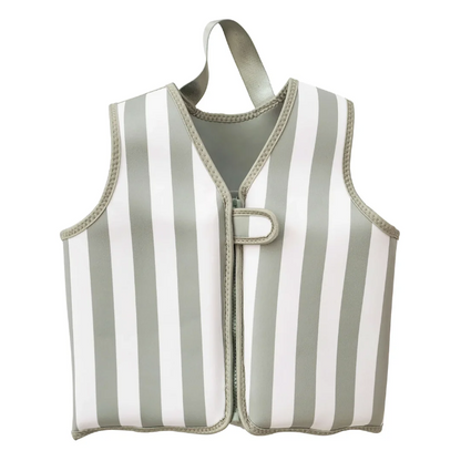 Current Tyed - Float Vest Sage Stripes