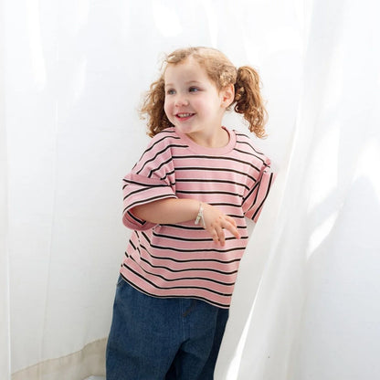 Roobear - Striped Cotton Tee