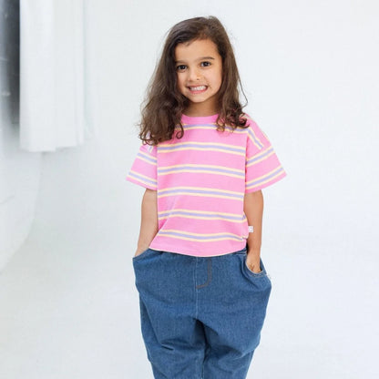 Roobear - Striped Cotton Tee
