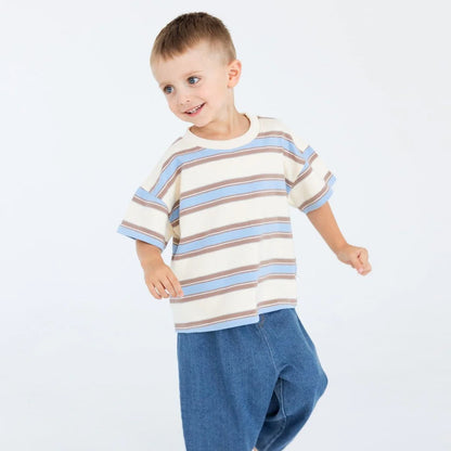 Roobear - Striped Cotton Tee