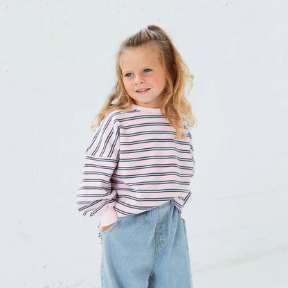 Roobear - Striped Crewneck
