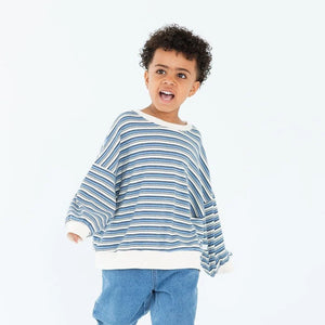 Roobear - Striped Crewneck