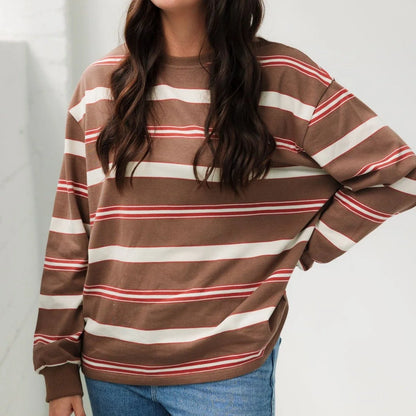 Roobear - Mom Matching Striped Long Sleeve