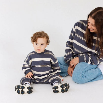Roobear - Striped Long Sleeve Romper