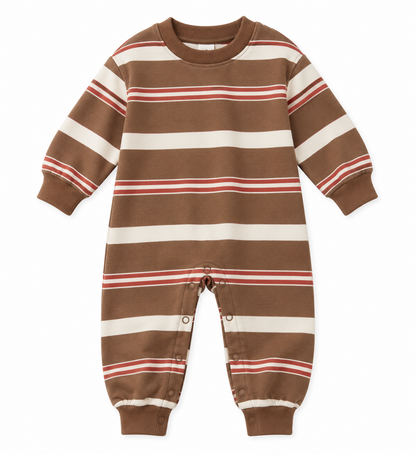 Roobear - Striped Long Sleeve Romper