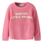 Pre Sale: Name It - Santas Helper Sweater Pink 9235