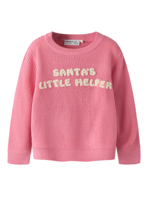 Pre Sale: Name It - Santas Helper Sweater Pink 9235