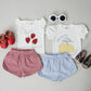 Mebie Baby - Red Gingham Shorts