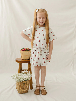 Mebie Baby - Strawberry Short Set