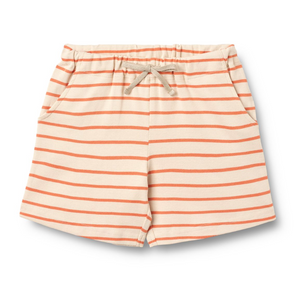 Wheat - Jersey Shorts Kalle Orange Stripe|197211
