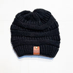 Black Knit Toque|173740