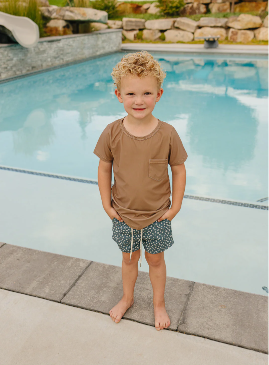 Current Tyed - The "Oak" Round Hem Rashgaurd|198309