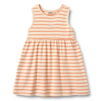 Wheat - Jersey Dress Martha Orange Stripe|197196