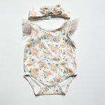 Kylee & Deana Onesie * Bow 6-9M|206558