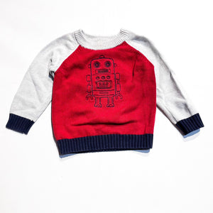 Joe Robot Sweater 3T|136189