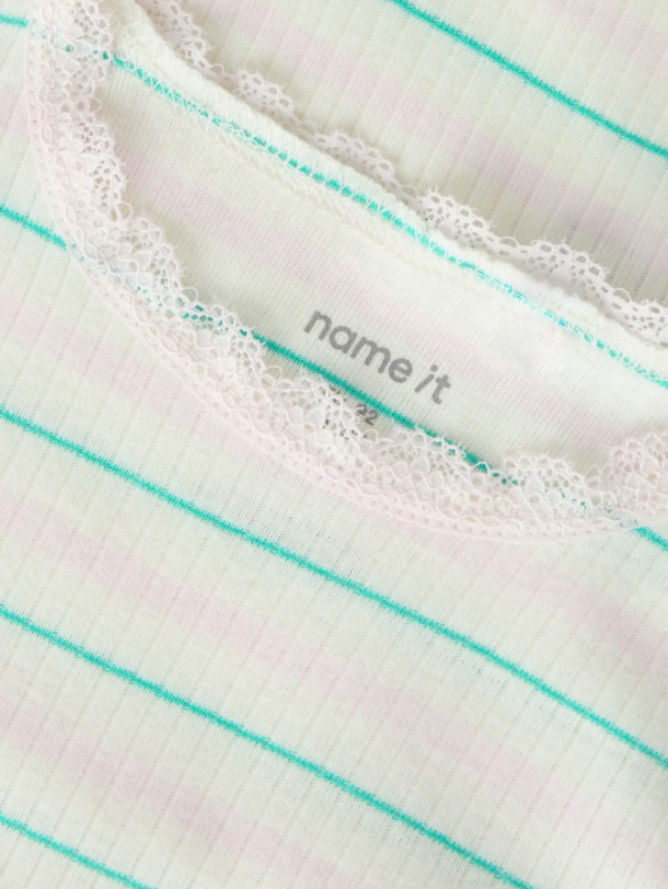 Name It - Lace Stripe Top|216281
