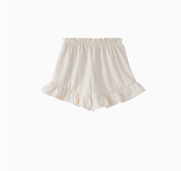 Norsu Organic - Organic Ruffle Shorts-Antique White|104103