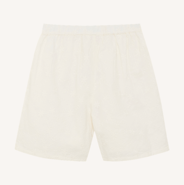 Creamie - Embroidered Shorts White|194013