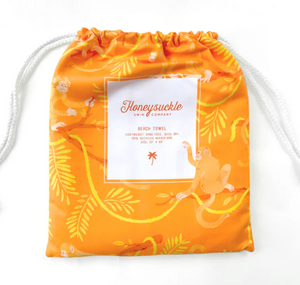 Honeysuckle - Beach Towel - Swim-panzee|203257