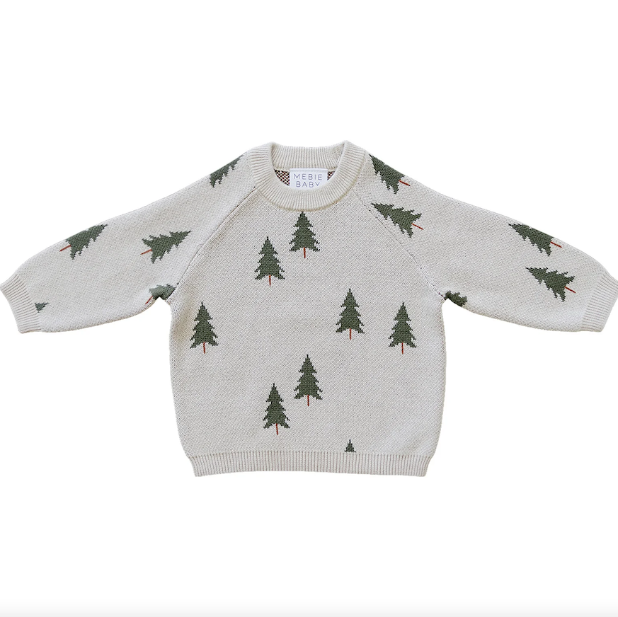 Mebie Baby - Pine Tree Knit Sweater|105245