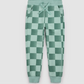 Miles The Label - 2 Pc Turquoise Check Set|194083