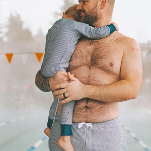 Honeysuckle - Navy Seersucker|140818