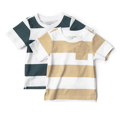 Little Bipsy - Striped Tee - Navy|102799