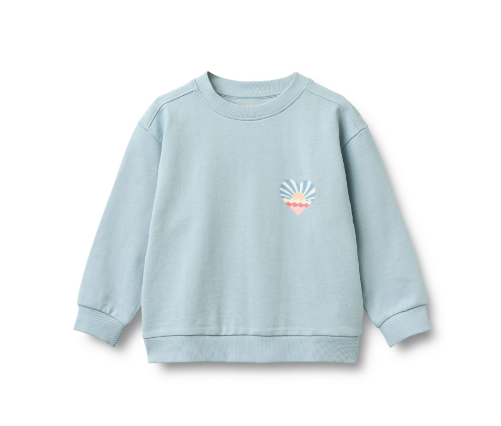 Wheat - Sweatshirt L/S Ellis Sumer Sky|191292