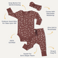 Organic Ruffle Onesie & Pants Set - Winter Bloom|107567