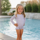 Current Tyed - The "Lily" Ruffle Rashgaurd Suit|198333