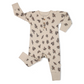 Organic Button Romper - Posy|107545