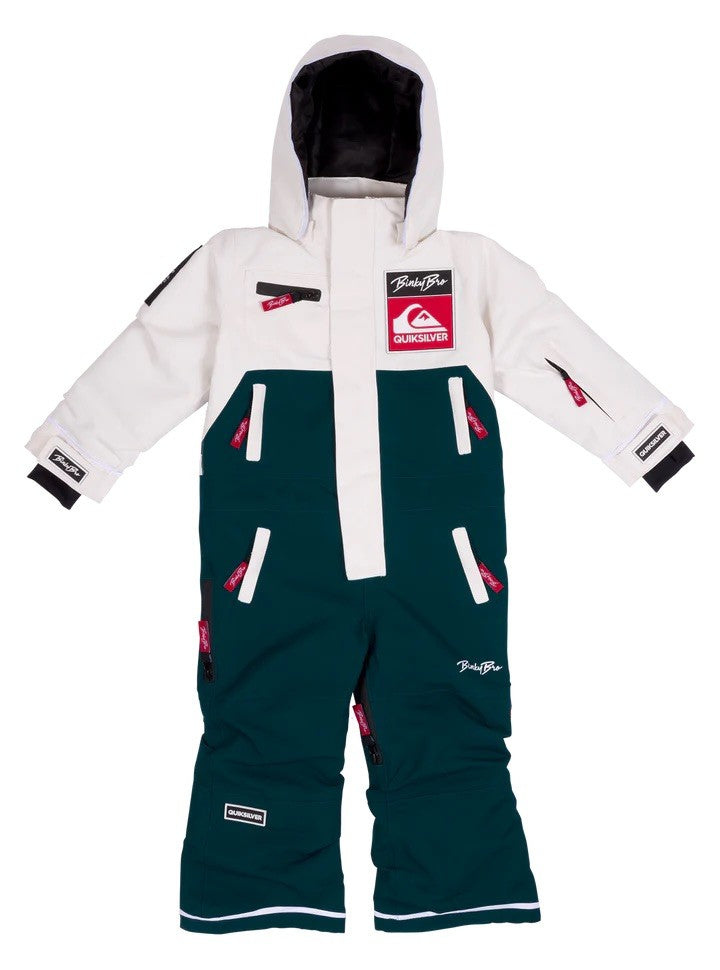 BinkyBro x Quicksilver - 99-90 Deep Teal/Bone Snow Suit|112391