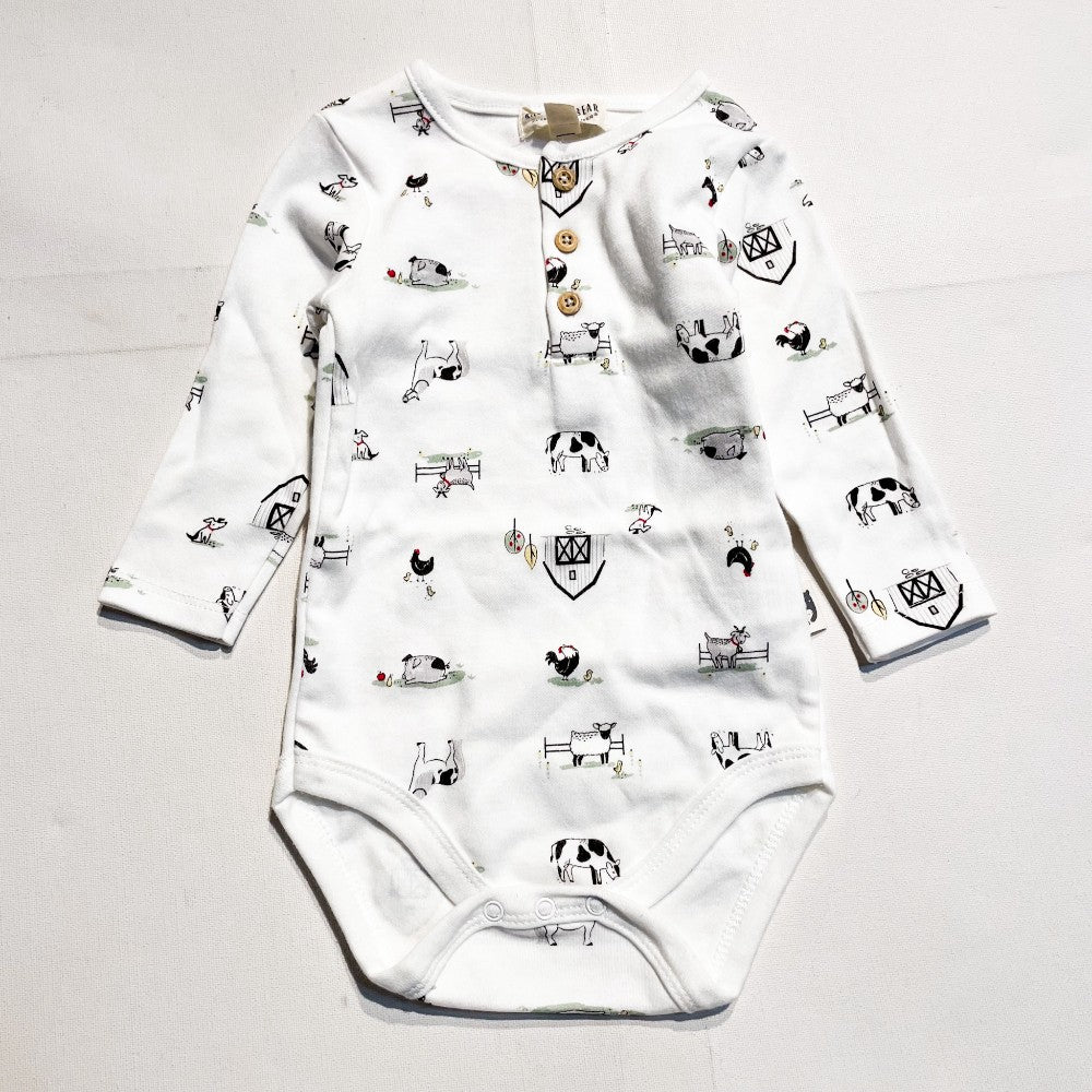 Rabbit & Bear Onesie 6-9M|182166