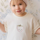 Jamie Kay - Pima Cotton Mimi Top - Parchment Blushing Berry|136617