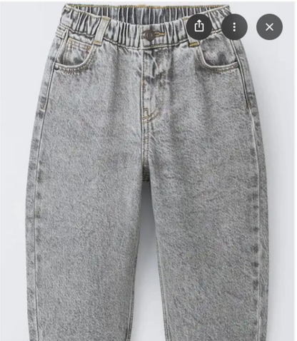 Little Bipsy - Baggy Jeans - Grey Wash|226143