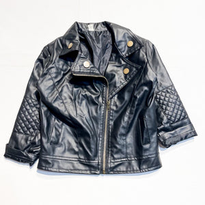 Faux Leather Jacket 3Y|160563